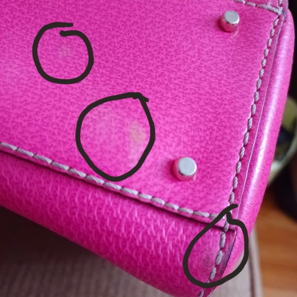 Kate Spade Vibrant Pink Tote- EUC - Picture 6 of 9